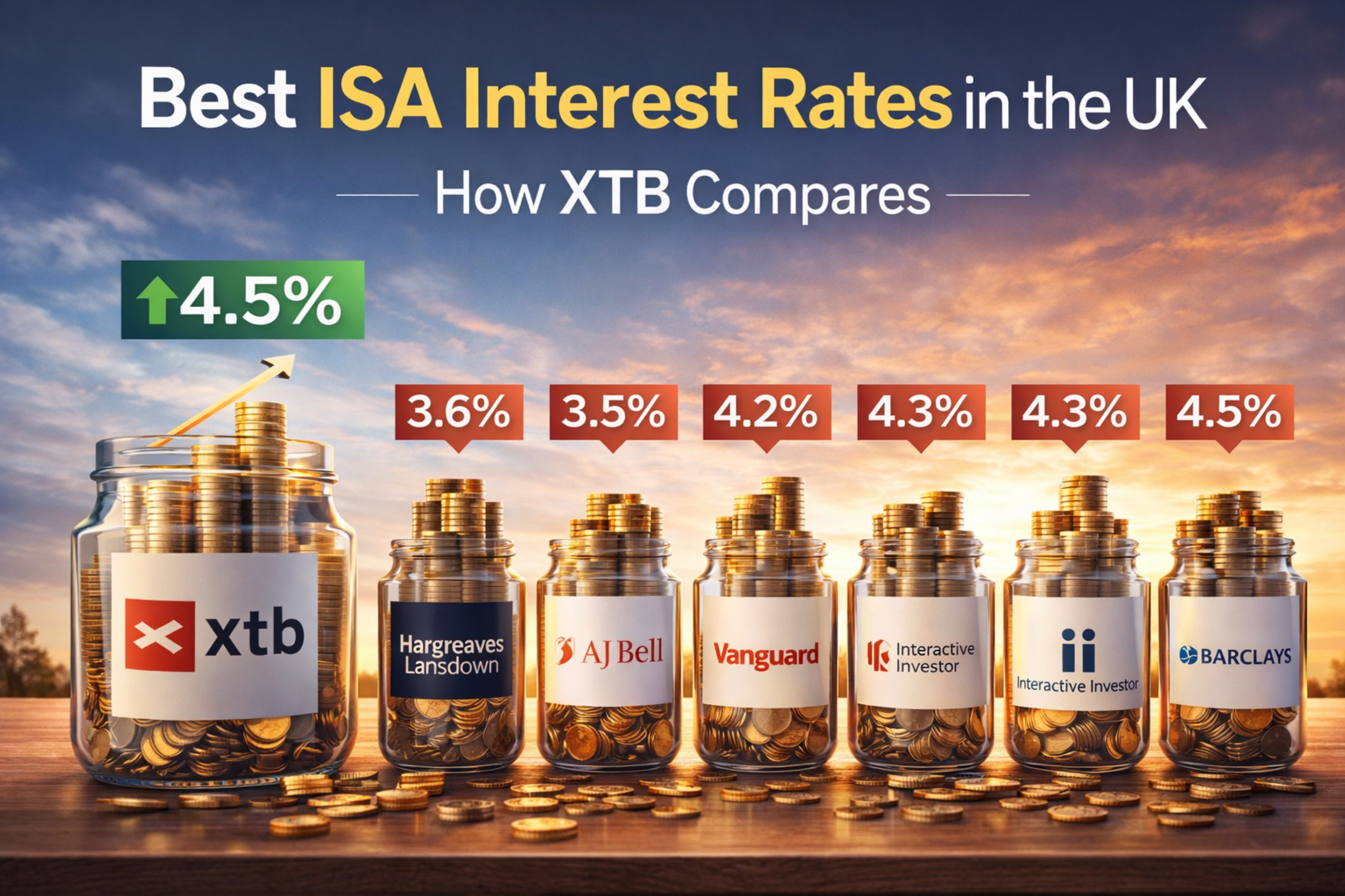 Best ISA Interest Rates In The UK: How XTB Compares