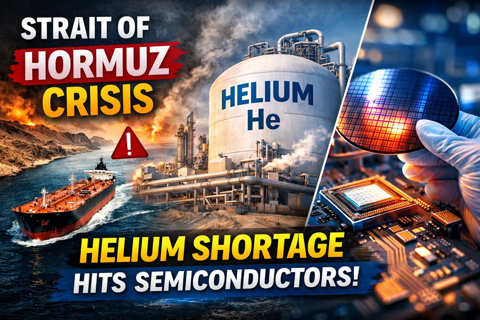 Strait Of Hormuz Disruption Threatens Helium Supply And Semiconductor ...
